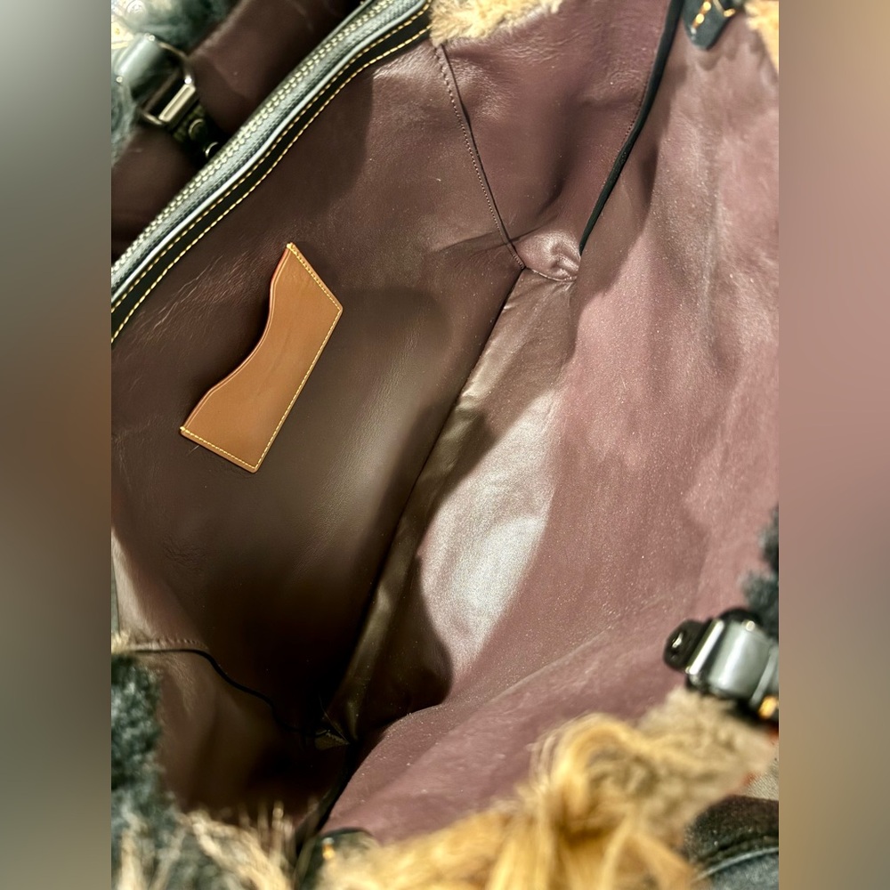 NWOT Coach Rogue 39 Shearling Patchwork Bag [rare] - Picture 9 of 12